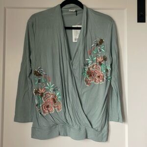 Embroidered top from Anthro